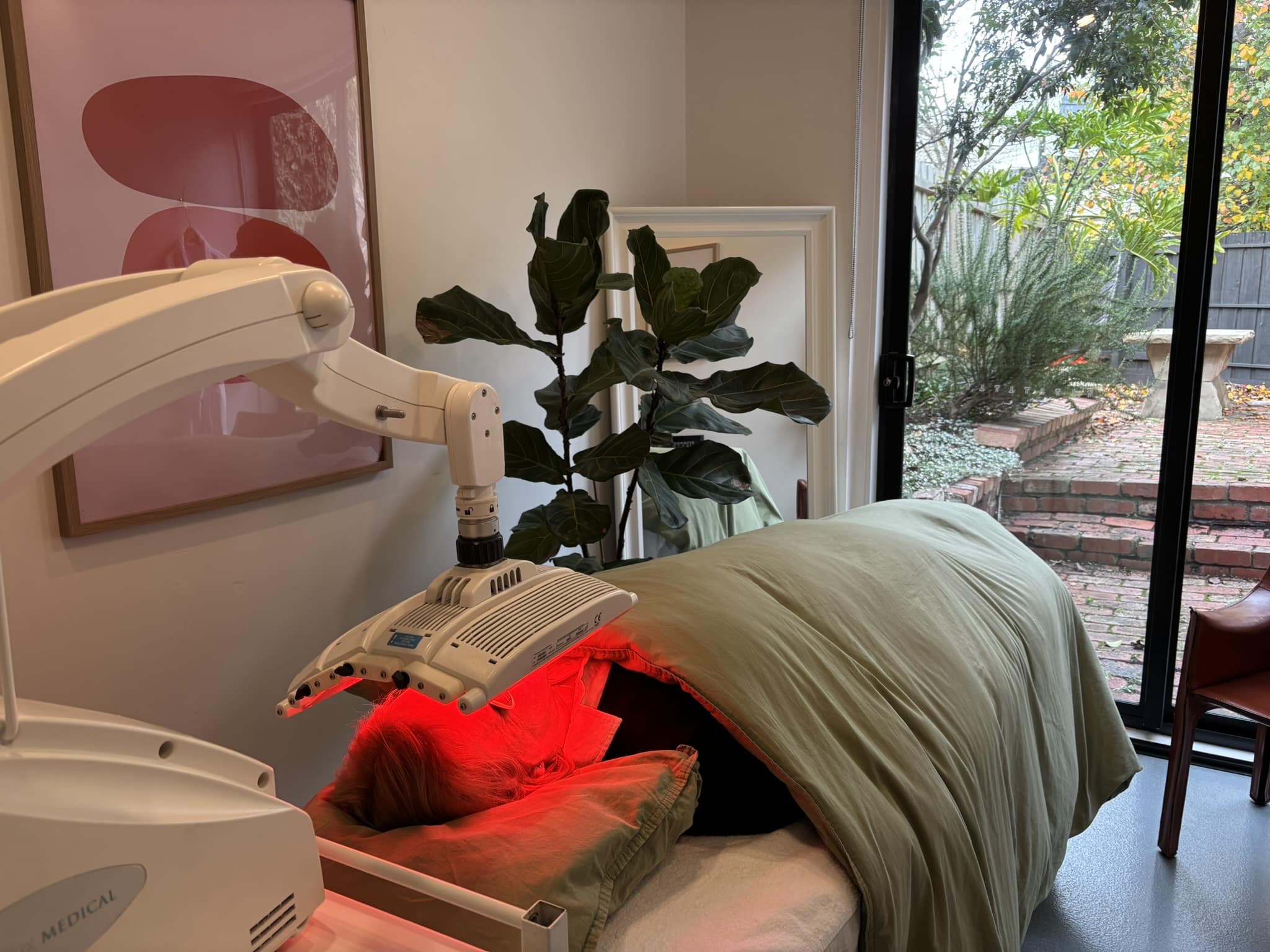 Non-surgical treatment room at Aesthetica Image Centre, Armadale